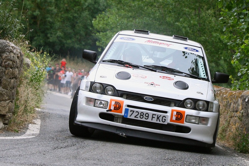 Una victoria navarra, inaugura el palmarés del Rallysprint "Valle de Etxauri"